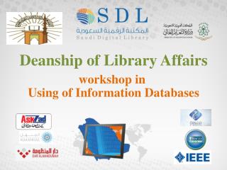 Deanship of Library Affairs workshop in Using of Information Databases