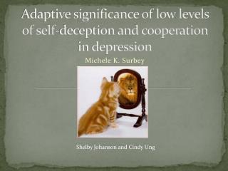 Adaptive significance of low levels of self-deception and cooperation in depression