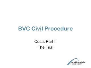 BVC Civil Procedure