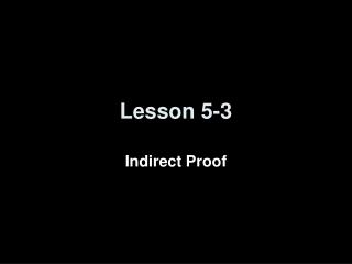 Lesson 5-3
