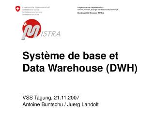 Système de base et Data Warehouse (DWH)
