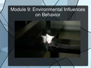 Module 9: Environmental Influences on Behavior