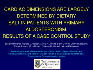 CARDIAC DIMENSIONS ARE LARGELY DETERMINED BY DIETARY SALT IN PATIENTS WITH PRIMARY ALDOSTERONISM.