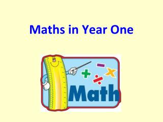 Maths in Year One