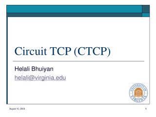 Circuit TCP (CTCP)