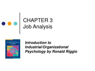CHAPTER 3 Job Analysis