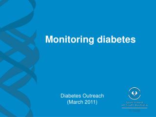 Monitoring diabetes