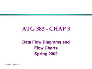 ATG 383 - CHAP 3