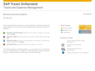 SAP Travel OnDemand Travel and Expense Management