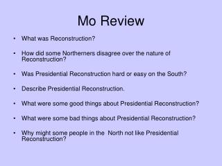 Mo Review