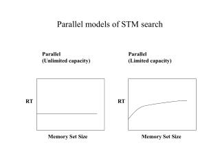 Parallel models of STM search