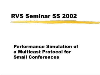 RVS Seminar SS 2002