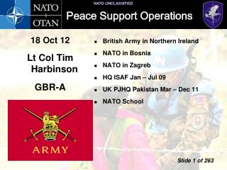 Peace Support Operations