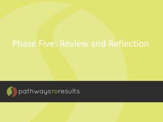 Phase Five: Review and Reflection