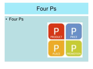 Four Ps