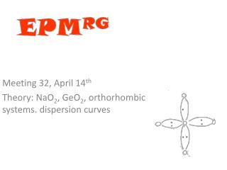 Meeting 32, April 14 th Theory: NaO 2 , GeO 2 , orthorhombic systems. dispersion curves
