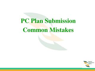 PC Plan Submission Common Mistakes