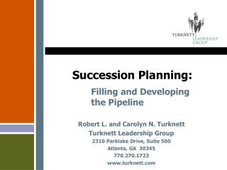 Succession Planning: