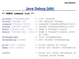 Java Debug (jdb)