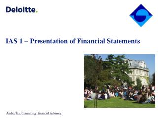IAS 1 – Presentation of Financial Statements