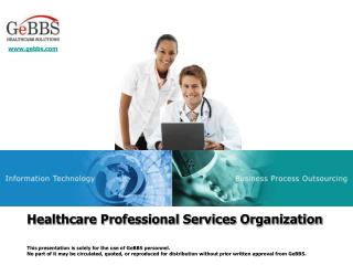 Professional Services Organization Overview