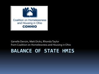 Balance of State HMIS