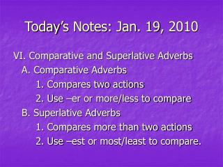 Today’s Notes: Jan. 19, 2010