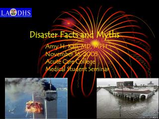 The Disaster Facts…