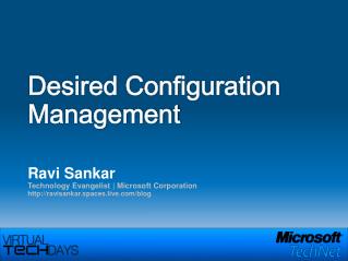 Desired Configuration Management