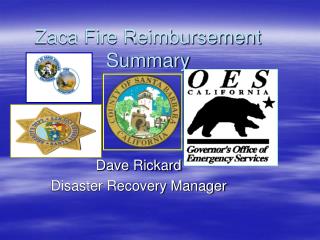 Zaca Fire Reimbursement Summary