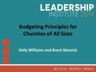 Budgeting Principles for Churches of All Sizes