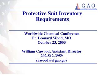 Protective Suit Inventory Requirements