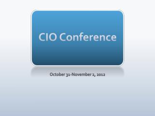 CIO Conference