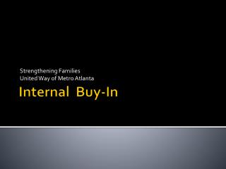 Internal Buy-In