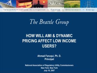 HOW WILL AMI &amp; DYNAMIC PRICING AFFECT LOW INCOME USERS?