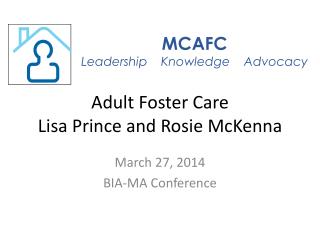 Adult Foster Care Lisa Prince and Rosie McKenna