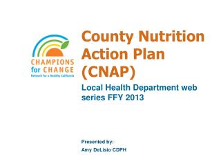 County Nutrition Action Plan (CNAP)