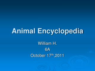 Animal Encyclopedia