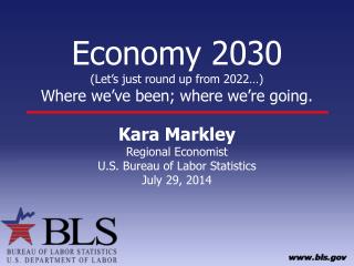 Economy 2030 (Let’s just round up from 2022…) Where we’ve been; where we’re going.