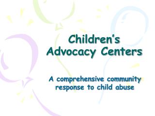 Children’s Advocacy Centers