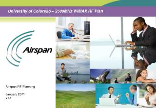 University of Colorado – 25 00MHz WiMAX RF Plan