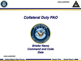 Collateral Duty PAO