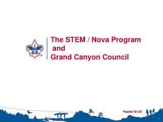 The STEM / Nova Program and Grand Canyon Council
