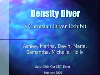 Density Diver A Cartesian Diver Exhibit