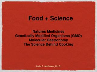Food + Science