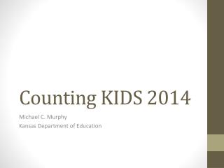 Counting KIDS 2014