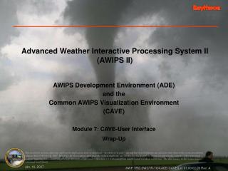 Advanced Weather Interactive Processing System II (AWIPS II)