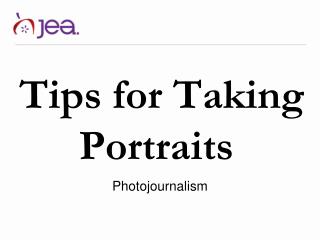 Tips for Taking Portraits