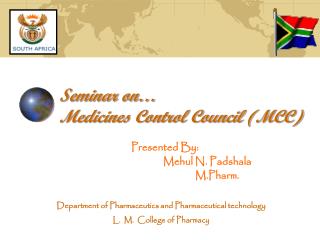 Seminar on… Medicines Control Council (MCC)