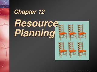 Chapter 12 Resource Planning
